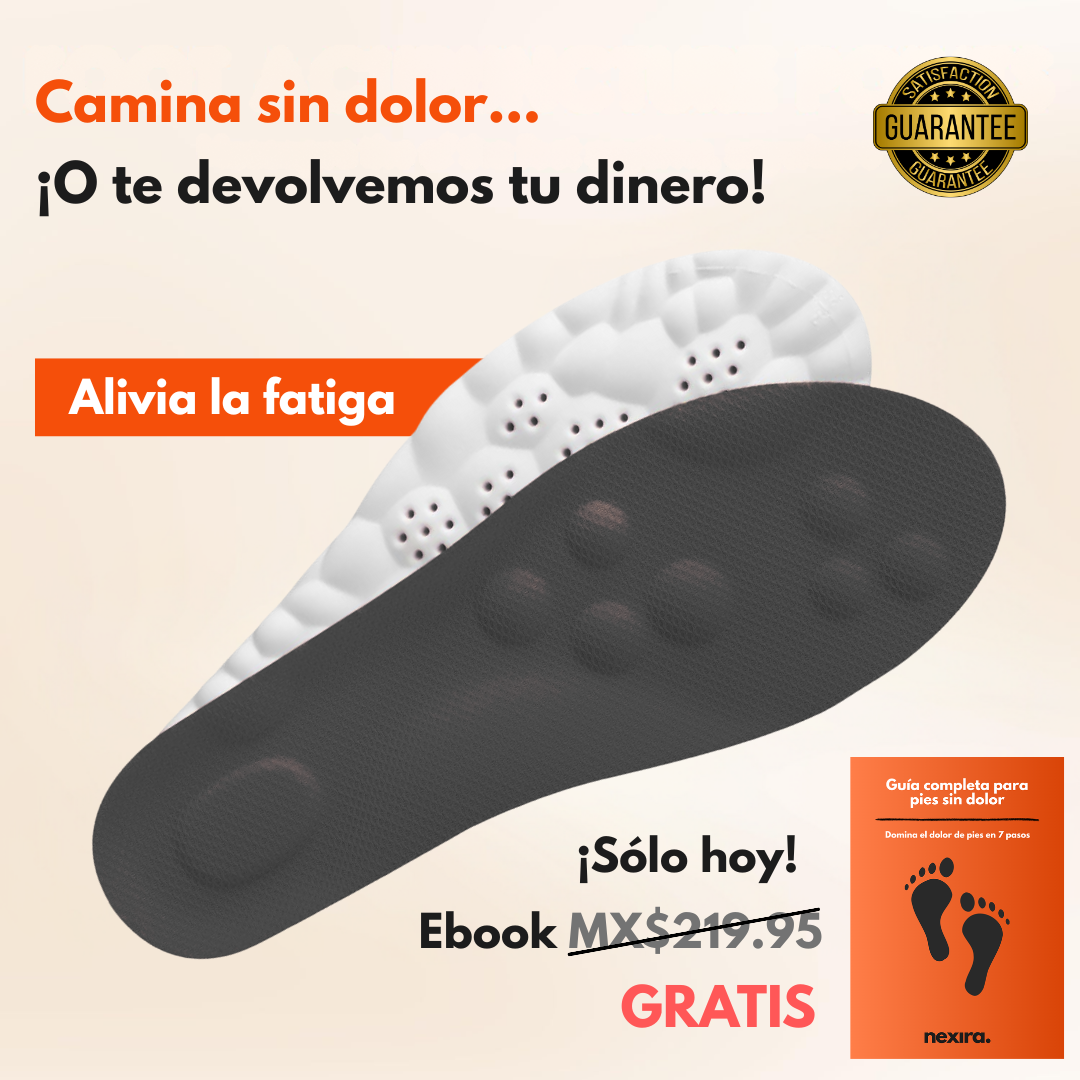 Plantillas Masajeadoras Alivio De Fatiga